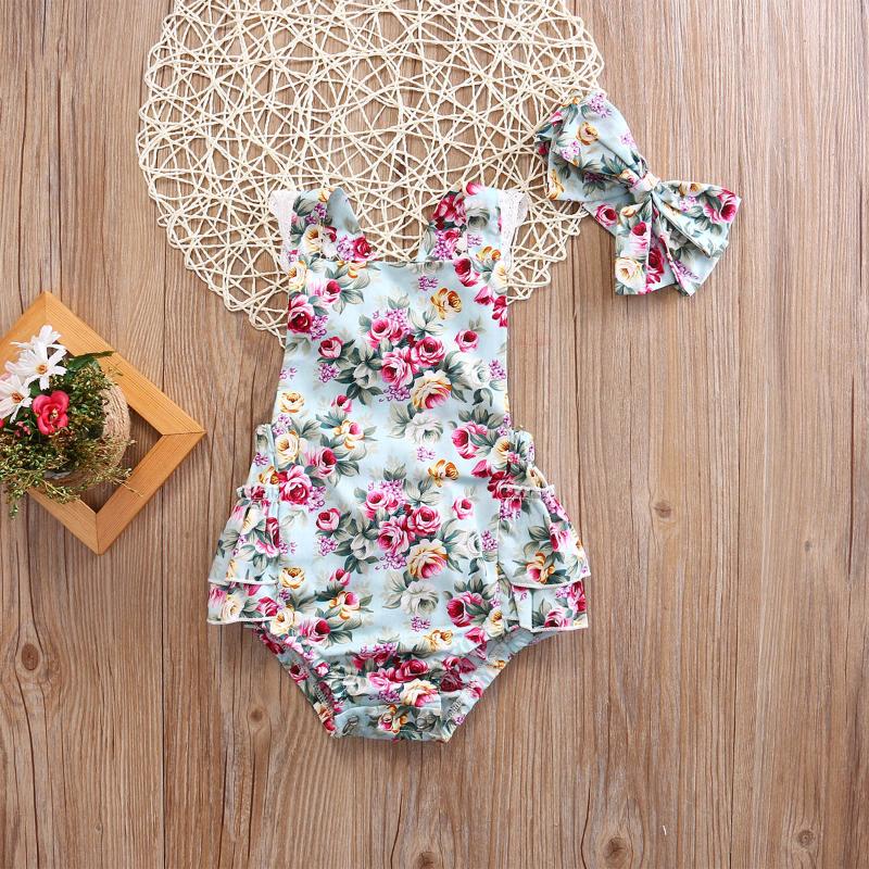 Emmababy Newborn Baby Girl Clothes Summer Sleeveless Flower Print Ruffle Romper Jumpsuit Headband 2Pcs Outfits Sunsuit Clothes, Multi
Emmababy Newborn Baby Girl Clothes Summer Sleeveless Flower Print Ruffle Romper Jumpsuit Headband 2Pcs Outfits Sunsuit Clothes, Multi