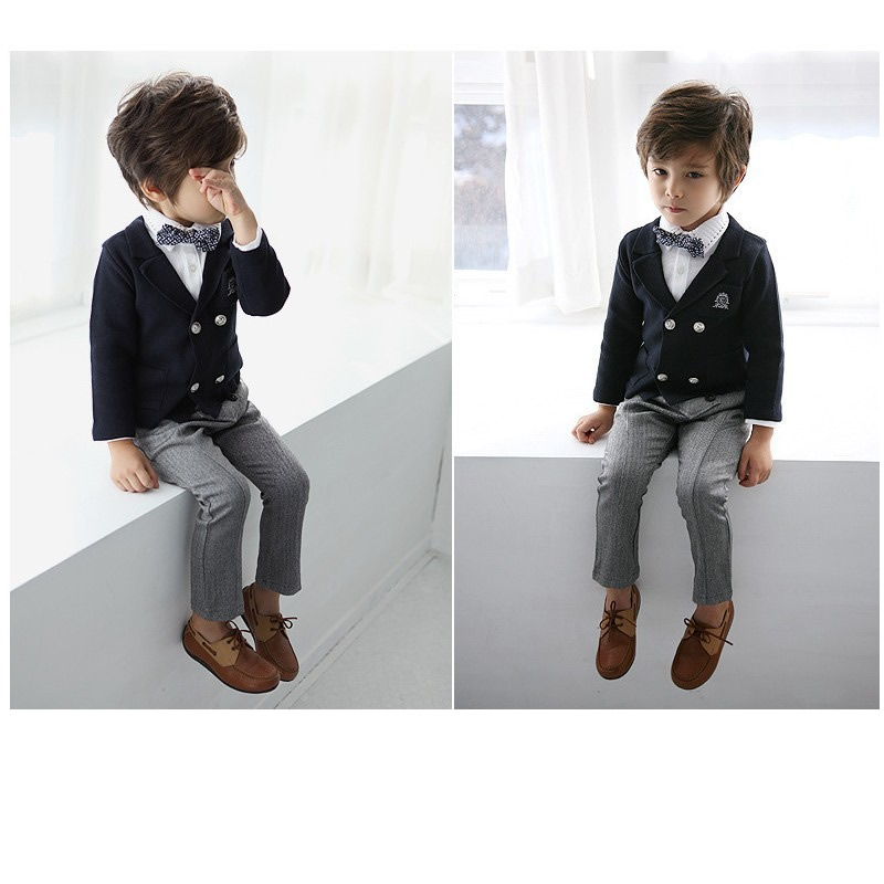 Children Suit Two Suit Tie Send False Children's Sets Autumn Suit for Children Boys England College Flower Girl Dress
Children Suit Two Suit Tie Send False Children's Sets Autumn Suit for Children Boys England College Flower Girl Dress