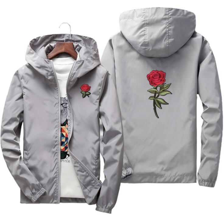 Rose Jacket Windbreaker Men Women Spring Autumn College Jackets Streetwear Turn-down Collar Solid Zipper Slim Thin Polyester, Black
Rose Jacket Windbreaker Men Women Spring Autumn College Jackets Streetwear Turn-down Collar Solid Zipper Slim Thin Polyester, Black