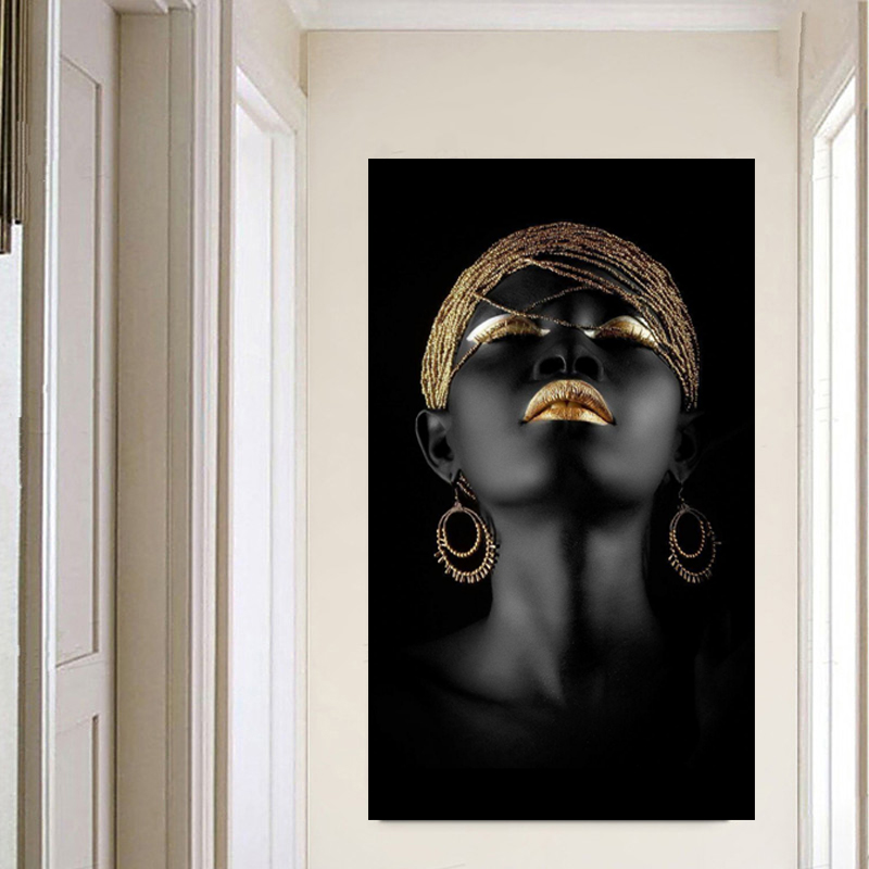 Canvas Painting Wall Art Pictures prints Black woman on canvas no frame home decor Wall poster decoration for living room
Canvas Painting Wall Art Pictures prints Black woman on canvas no frame home decor Wall poster decoration for living room