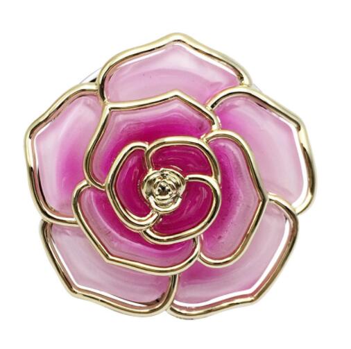 New Zinc alloy Hanger Rose Shape Foldable Bag Purse Hook Portable Rose Table Hook for Bag Creative Multiple Bag Desk Hanger