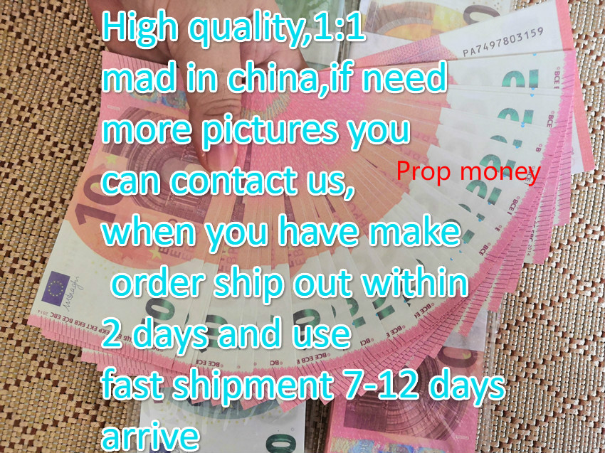 100pcs fake money top good prop euro 10 20 50 100 euro dollar fake money counting kids money for movie film video
100pcs fake money top good prop euro 10 20 50 100 euro dollar fake money counting kids money for movie film video