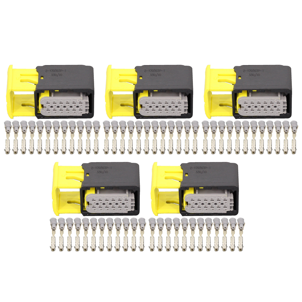 5 Set 12 Pin 2-1703639-1 Automotive Connectors Car Connectors with Terminals DJ7123-1.5-21
5 Set 12 Pin 2-1703639-1 Automotive Connectors Car Connectors with Terminals DJ7123-1.5-21