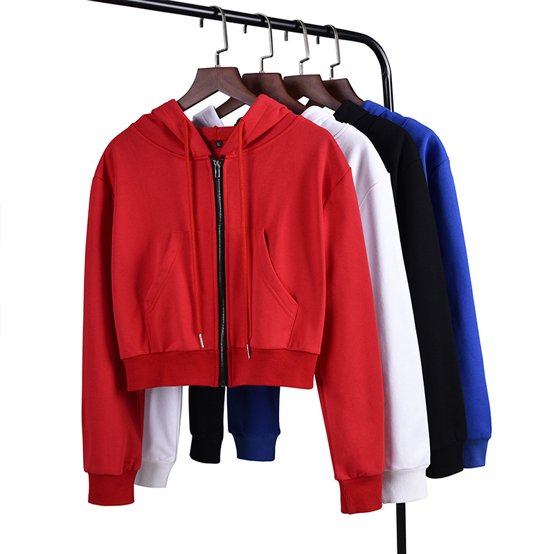 Autumn Winter Women Hooded Crop Tops Long Sleeve Ladies Hoodie Sweatshirt Zipper Coat Outwear WS9805V, Black
Autumn Winter Women Hooded Crop Tops Long Sleeve Ladies Hoodie Sweatshirt Zipper Coat Outwear WS9805V, Black