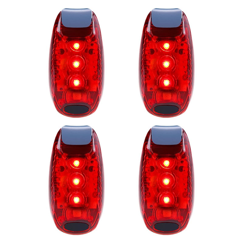4 Pcs Safety Light Waterproof Red Flashing Bicycle Rear Light, Suitable for Running, Walking, Cycling, Helmet, Etc
4 Pcs Safety Light Waterproof Red Flashing Bicycle Rear Light, Suitable for Running, Walking, Cycling, Helmet, Etc