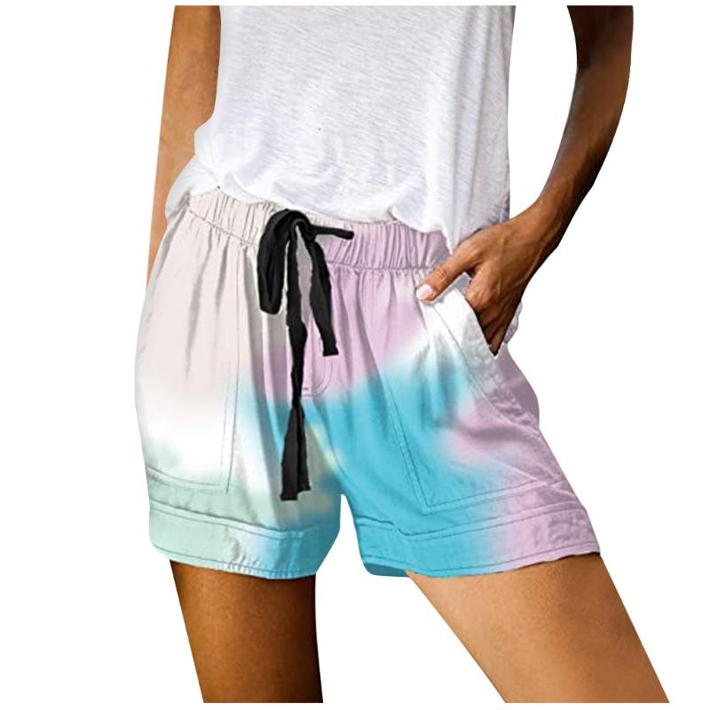 Fashion Shorts For Women Casual Summer Comfy Drawstring Tie-dye Elastic Waist Pockets Shorts pantalones cortos de mujer, Pink
Fashion Shorts For Women Casual Summer Comfy Drawstring Tie-dye Elastic Waist Pockets Shorts pantalones cortos de mujer, Pink