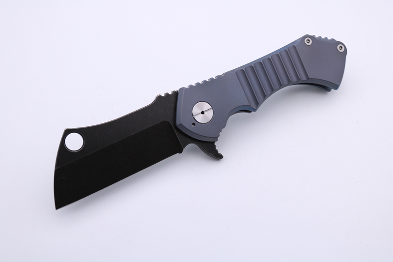 High Quality Full Size Big Field Cleaver Flipper Folding Pocket Knife 8cr13mov Blade Anodized Titanium Handle Survival Tactical Knives
High Quality Full Size Big Field Cleaver Flipper Folding Pocket Knife 8cr13mov Blade Anodized Titanium Handle Survival Tactical Knives