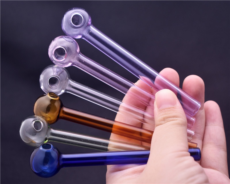 10CM Great Pyrex Thick color Glass Oil Burner pipe Glass Tube Oil Burning Pipe hand somking pipes water pipes free shipping
10CM Great Pyrex Thick color Glass Oil Burner pipe Glass Tube Oil Burning Pipe hand somking pipes water pipes free shipping
