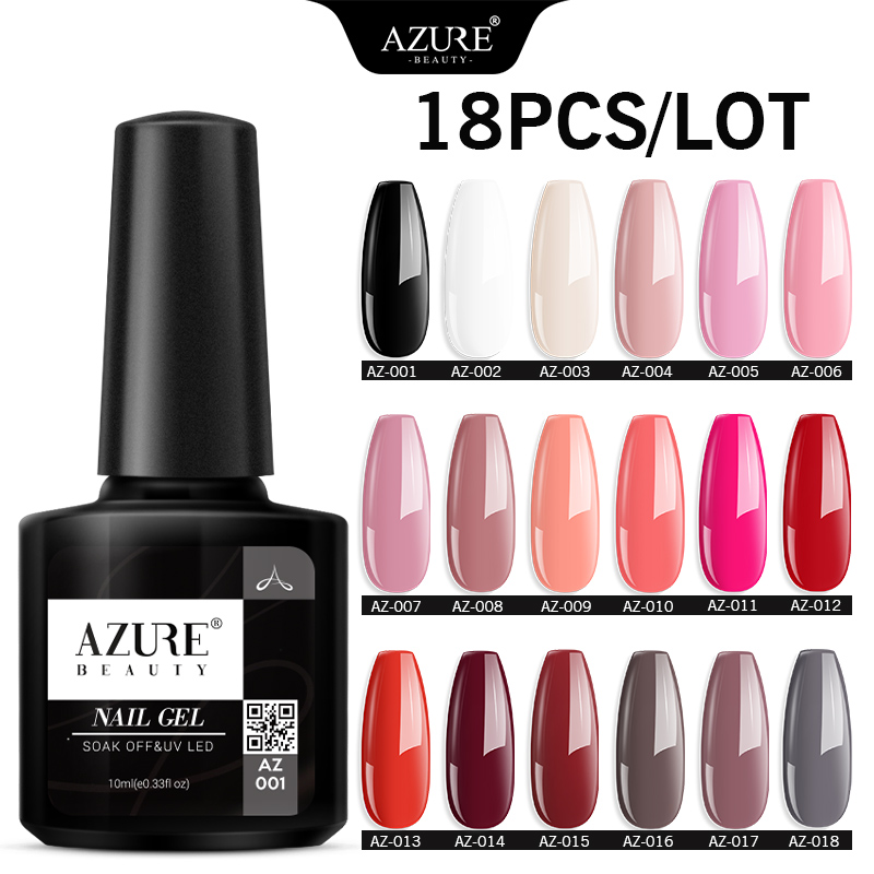 Beauty Nail Art Gel Polish 10ML Semi Permanent Led Gel Nail Set Semi Permanent Colorful UV Painting Polish Kits, 18pcs set 03
Beauty Nail Art Gel Polish 10ML Semi Permanent Led Gel Nail Set Semi Permanent Colorful UV Painting Polish Kits, 18pcs set 03