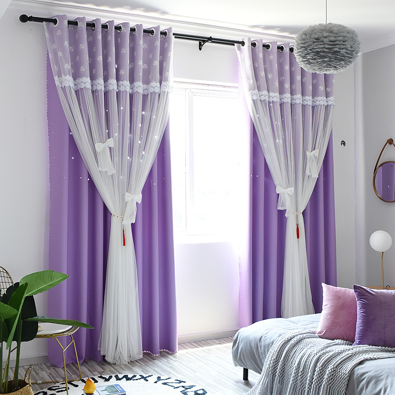 1 Panel Window Curtain Hollowed Out Stars Shading Curtain Drape for Home Living Room Bedroom Curtains for Living Room, Blue
1 Panel Window Curtain Hollowed Out Stars Shading Curtain Drape for Home Living Room Bedroom Curtains for Living Room, Blue