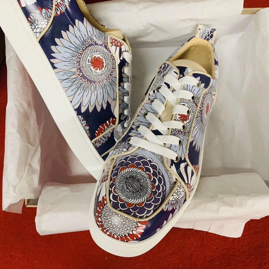 New Designer Red Bottom Women Shoes Sneakers Rantulow Orlato Sunflower Fabric Genuine Leather Fashion Men's High / Low Cut Top Trainers Unis
New Designer Red Bottom Women Shoes Sneakers Rantulow Orlato Sunflower Fabric Genuine Leather Fashion Men's High / Low Cut Top Trainers Unis