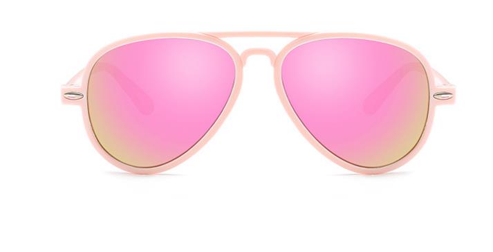 Toddler Sunglasses Children Sunblock 100% UV Proof Flexible Baby Sunglasses for Kids Age 2-10Y