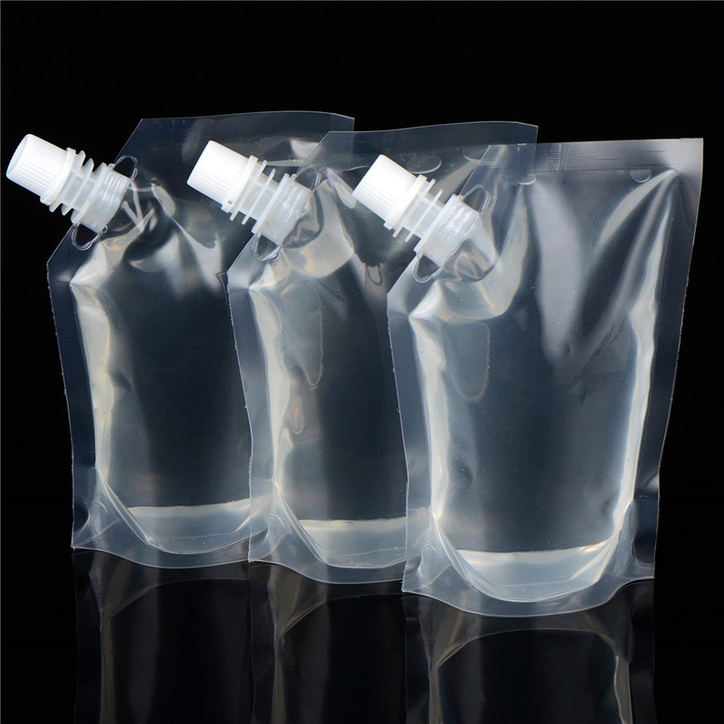13pcs Plastic Liquor Pouch Reusable Drink Flask Concealable Cruise Bag Kit with Funnel 1000/423/235ml for Camping Party Outdoor