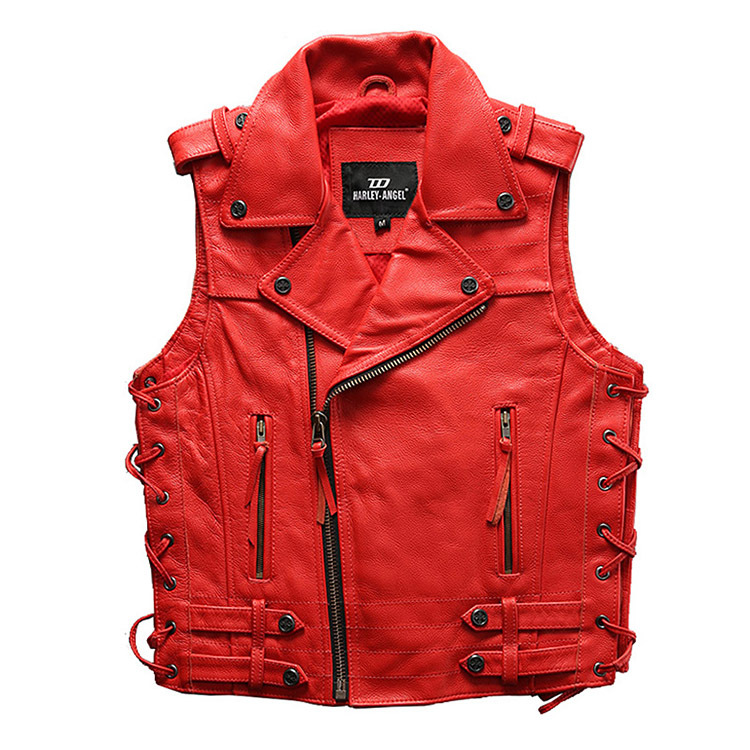 2020 Men' Genuine Leather Vest Oblique Zippers Cowhide Motorcycle Waistcoat Vintage Biker Sleeveless Jackets for Male, Gray
2020 Men' Genuine Leather Vest Oblique Zippers Cowhide Motorcycle Waistcoat Vintage Biker Sleeveless Jackets for Male, Gray