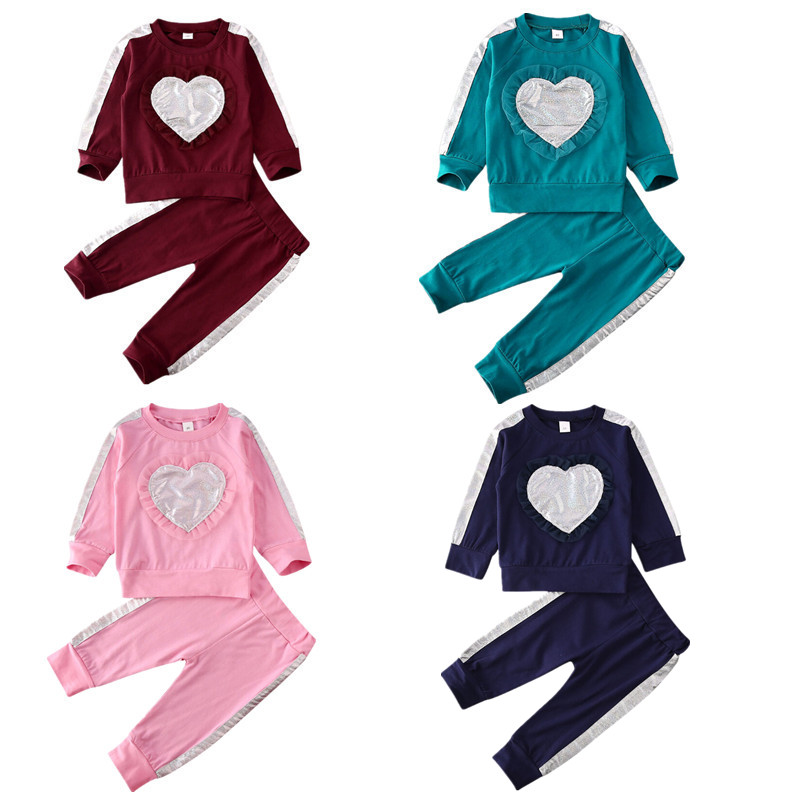 Dropshipping Love Heart Clothes Set Autumn Baby Girl Striated Top+Long Pant Outfit Cotton 2pcs Set 0-24M, Blue
Dropshipping Love Heart Clothes Set Autumn Baby Girl Striated Top+Long Pant Outfit Cotton 2pcs Set 0-24M, Blue