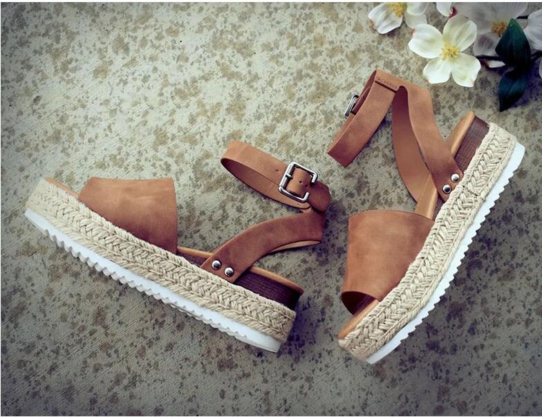Hot Sale-High Heels Sandals Summer Chaussures Femme Platform Sandals