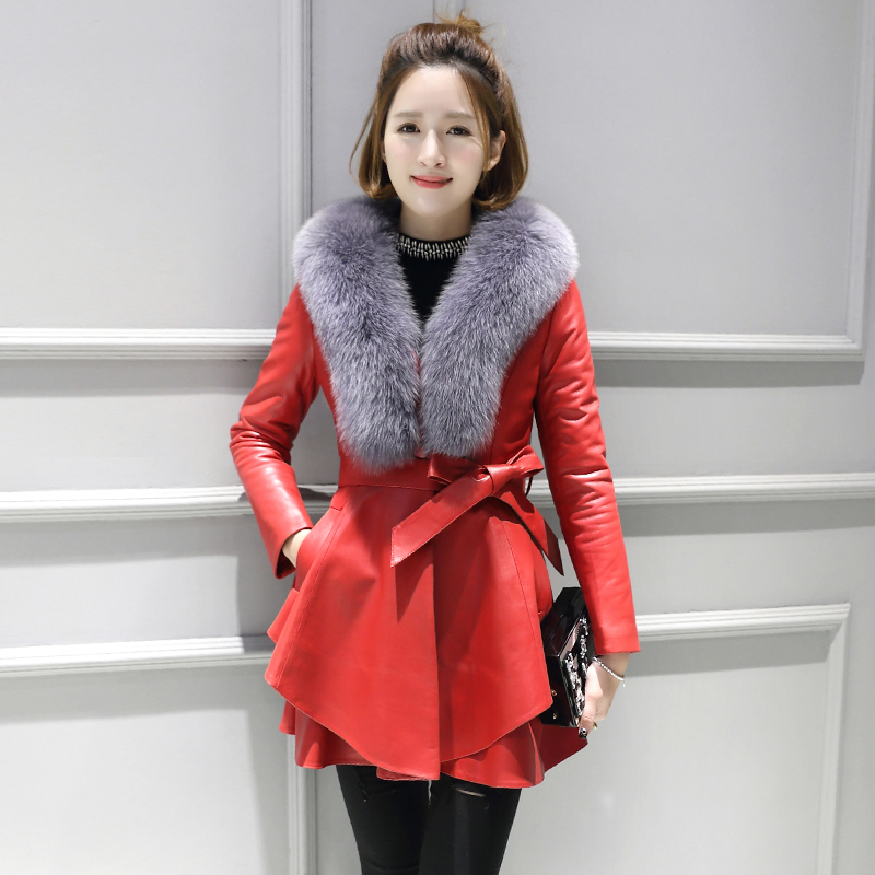 Fur Coat Real Genuine Leather Jacket Autumn Winter Coat Women Clothes 2019 Korean Vintage Sheepskin Windbreaker ZT3744, Black
Fur Coat Real Genuine Leather Jacket Autumn Winter Coat Women Clothes 2019 Korean Vintage Sheepskin Windbreaker ZT3744, Black