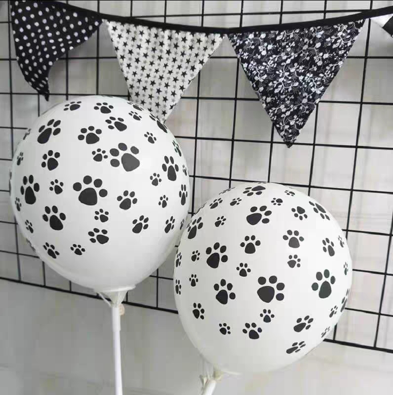 Black Dog Paws Ballonnen Latex Ball Bare Footprint Dot Printed Thicken Air Balloons Birthday Party Decorations Supplies Kids Toy
Black Dog Paws Ballonnen Latex Ball Bare Footprint Dot Printed Thicken Air Balloons Birthday Party Decorations Supplies Kids Toy