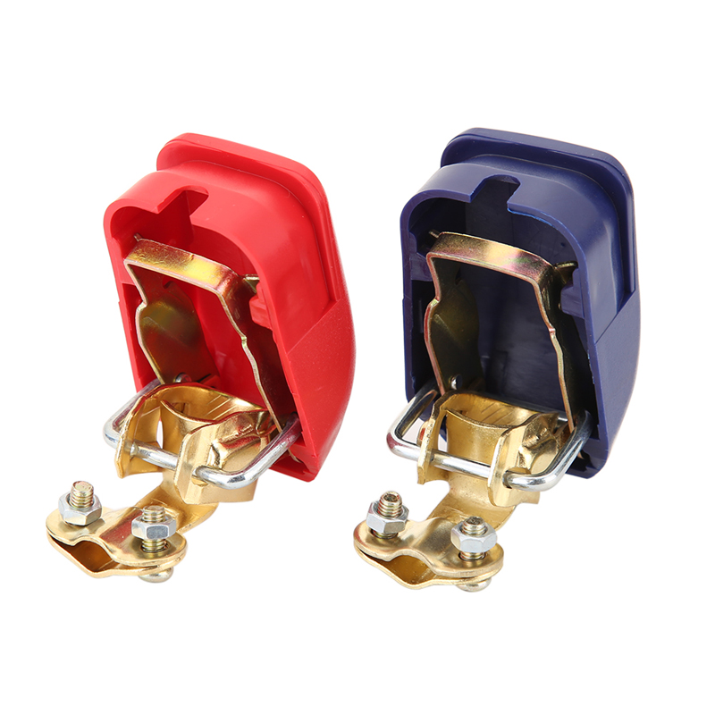 1 Pair Universal 12V Quick Release Battery Terminals Clamps for Car Caravan Boat Motorcycle Car-styling Batterys Terminal Clamp