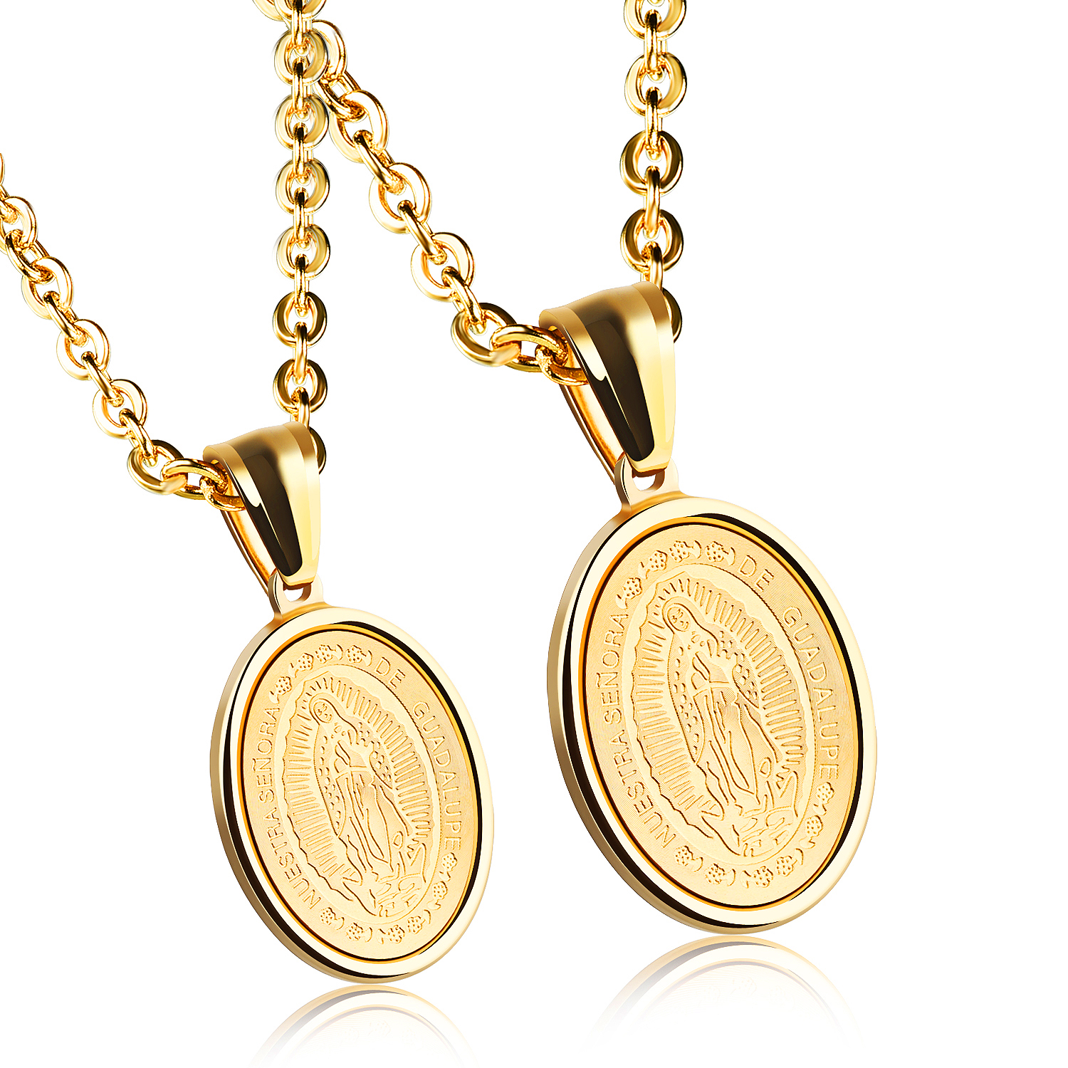 can be Lettering Pendants Necklace Glossy Round Tag Jewelry Stainless Steel Necklace Men Women Lover Gift Couple Jewelry