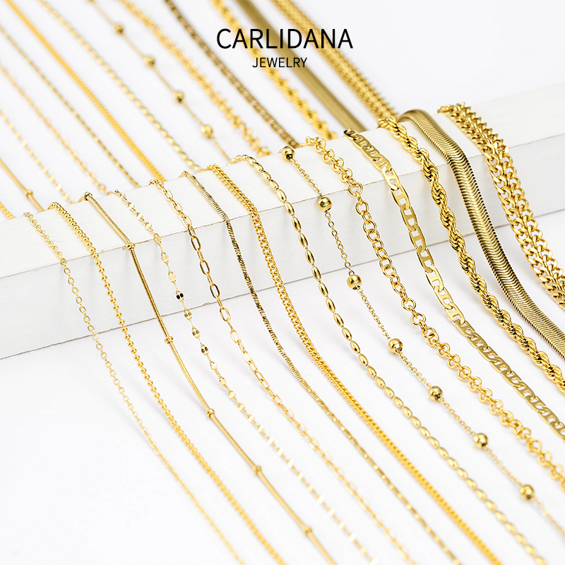 Chains Carlidana DIY Necklace Bracelet Accessories Handmade Bead Chain Cross Link Circle Twist Bare Jewelry
Chains Carlidana DIY Necklace Bracelet Accessories Handmade Bead Chain Cross Link Circle Twist Bare Jewelry