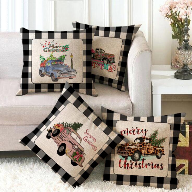 Christmas Pillow Case Covers Plaid Merry Xmas Throw Cushion Cover For Xmass Tree deer British Home Car Sofa Decoration LXL762-1, As picture
Christmas Pillow Case Covers Plaid Merry Xmas Throw Cushion Cover For Xmass Tree deer British Home Car Sofa Decoration LXL762-1, As picture