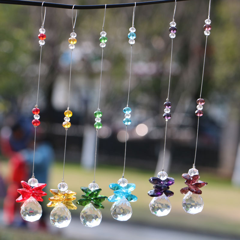 6pcs Chakra Crystal Sun Catchers Chandelier Crystals Ball Prism Pendant Rainbow Maker Hanging Chakra Suncatcher Decoration
6pcs Chakra Crystal Sun Catchers Chandelier Crystals Ball Prism Pendant Rainbow Maker Hanging Chakra Suncatcher Decoration