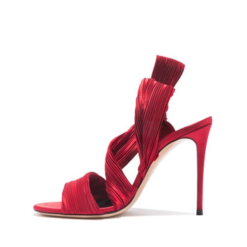 Festive red ankle band sandals velvet material open toe comfortable stiletto shoes one strap high heel dress wedding bride shoes, Red as picture
Festive red ankle band sandals velvet material open toe comfortable stiletto shoes one strap high heel dress wedding bride shoes, Red as picture