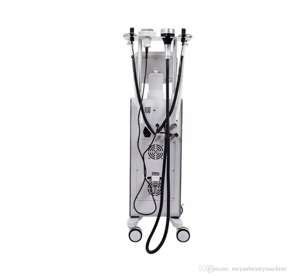 High Quality 6 in 1 cavitation rf vacuum vibration body massager slimming machine physiotherapy HPT Beauty Salon Equipment