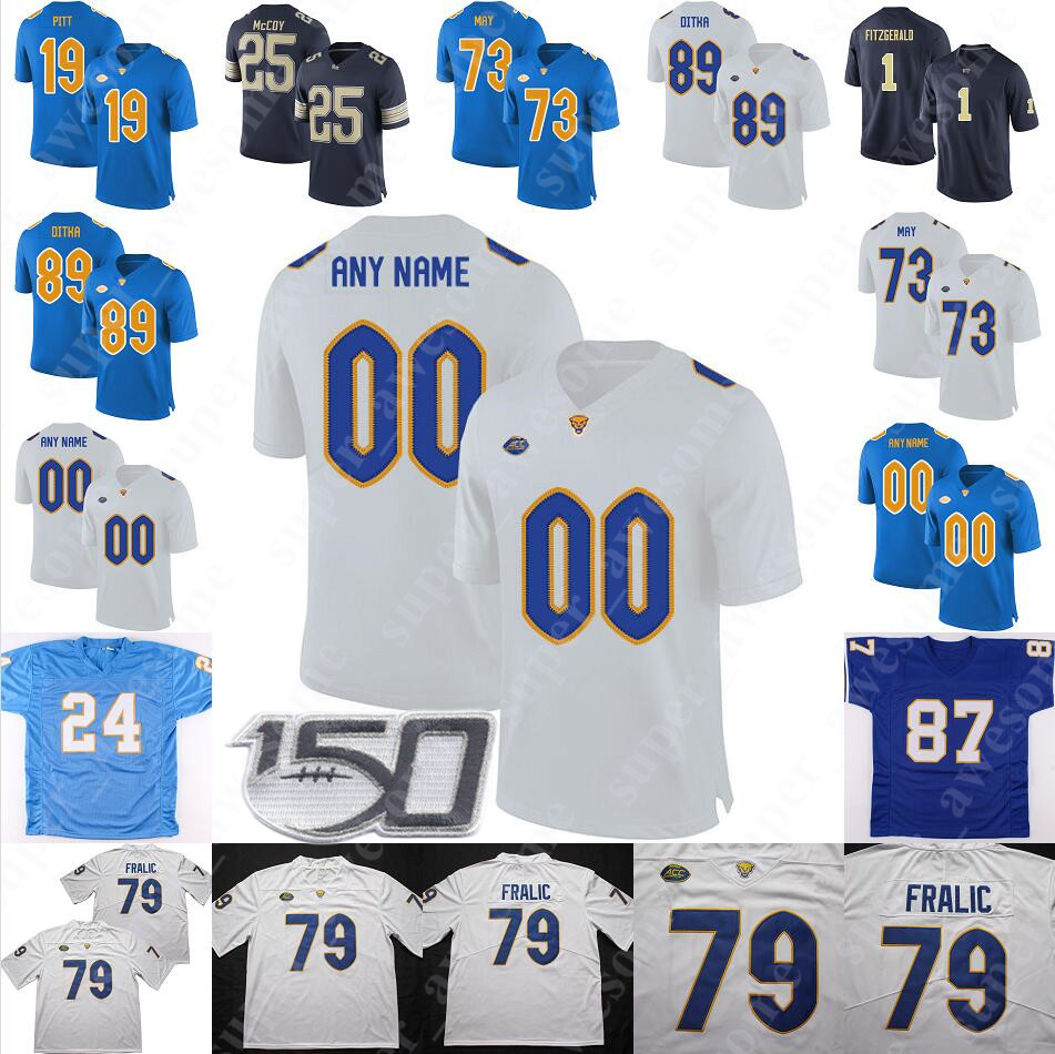 Pittsburgh Panthers Jersey Chris Doleman 89 Mike Ditka 25 LeSean McCoy 13 Dan Marino 97 Jabaal Sheard 80 Antonio Bryant 40 Scott McKillop, 150th-blue
Pittsburgh Panthers Jersey Chris Doleman 89 Mike Ditka 25 LeSean McCoy 13 Dan Marino 97 Jabaal Sheard 80 Antonio Bryant 40 Scott McKillop, 150th-blue