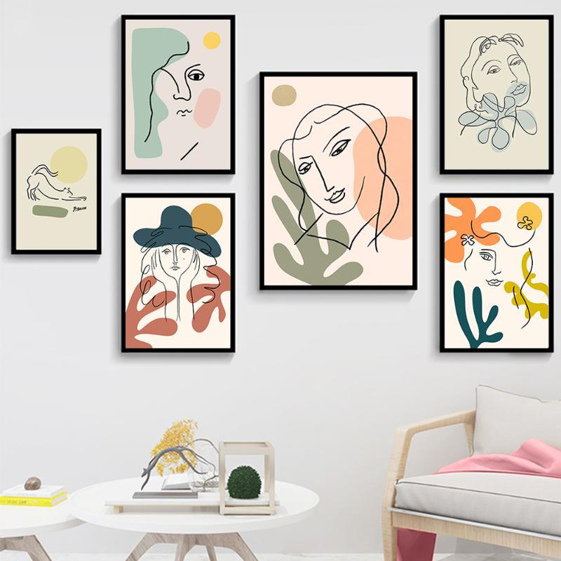 Nordic Fashion Abstract Women Face Matisse Line Drawing Poster & Prints Colorful Girls Canvas Painting Wall Art Pictures Bedroom
Nordic Fashion Abstract Women Face Matisse Line Drawing Poster & Prints Colorful Girls Canvas Painting Wall Art Pictures Bedroom