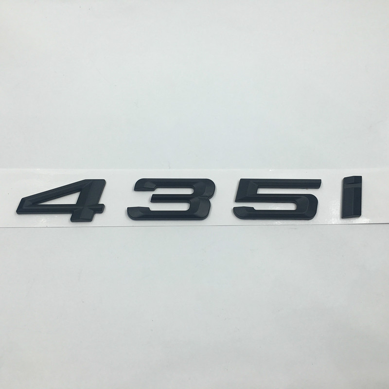 2025 new Black ABS 420i 428i 430i 435i 440i Emblems Badges Letter Decals For 4Series F32 F33 F36 Emblem6900864 Free shipping