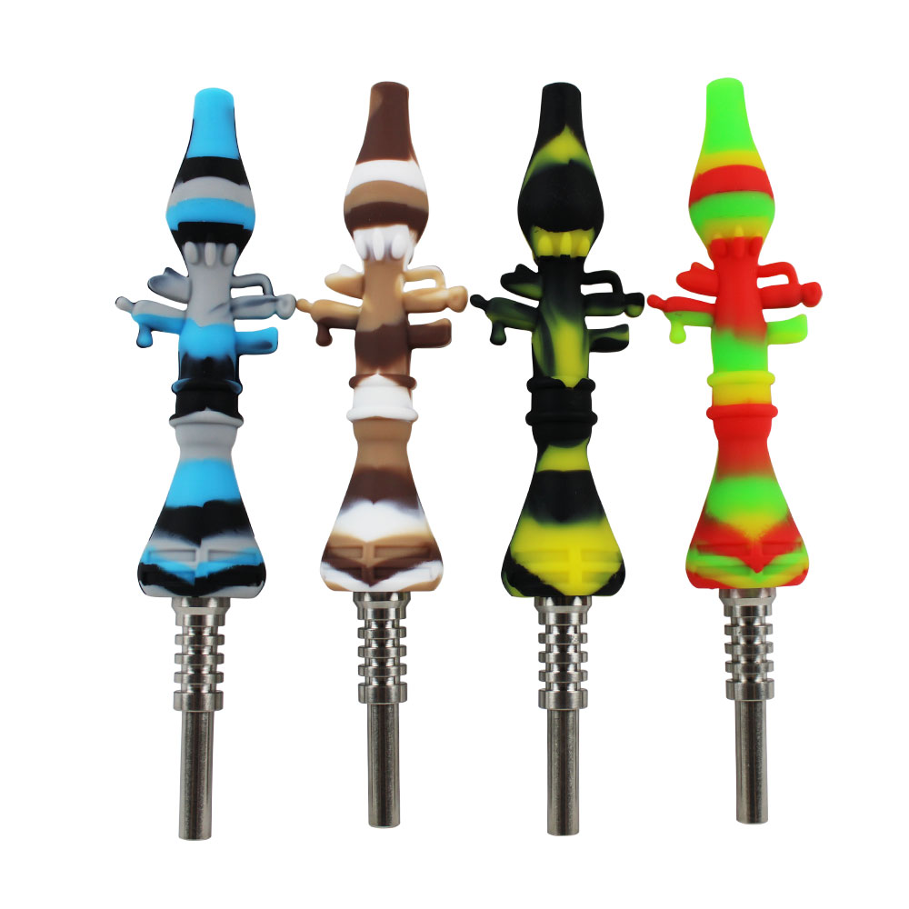 5 Inch Silicone Dabs Straw Unbreakable RPG Honey Concentrate Oil Dabber Wax Collector For Dabs With 14mm Titanium Tip
5 Inch Silicone Dabs Straw Unbreakable RPG Honey Concentrate Oil Dabber Wax Collector For Dabs With 14mm Titanium Tip