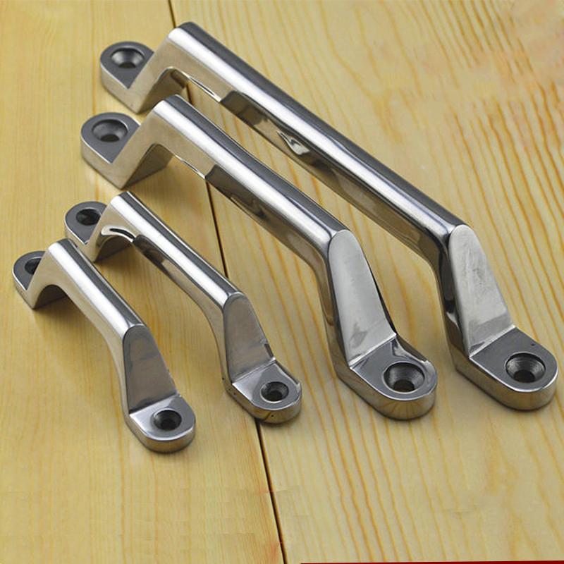 solid Stainless steel bow door handle industrial cabinet heavy equipment knob chassis case pull toolbox hardware