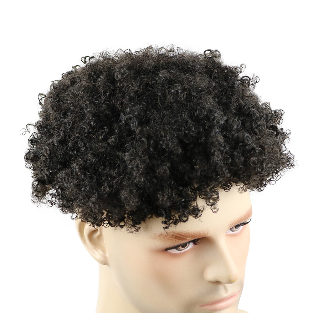 Mens Human Hair Toupee Wig Full Skin 10MM Kinky Curly Replacement System Handmade Hairpieces Indian RemyHair
Mens Human Hair Toupee Wig Full Skin 10MM Kinky Curly Replacement System Handmade Hairpieces Indian RemyHair