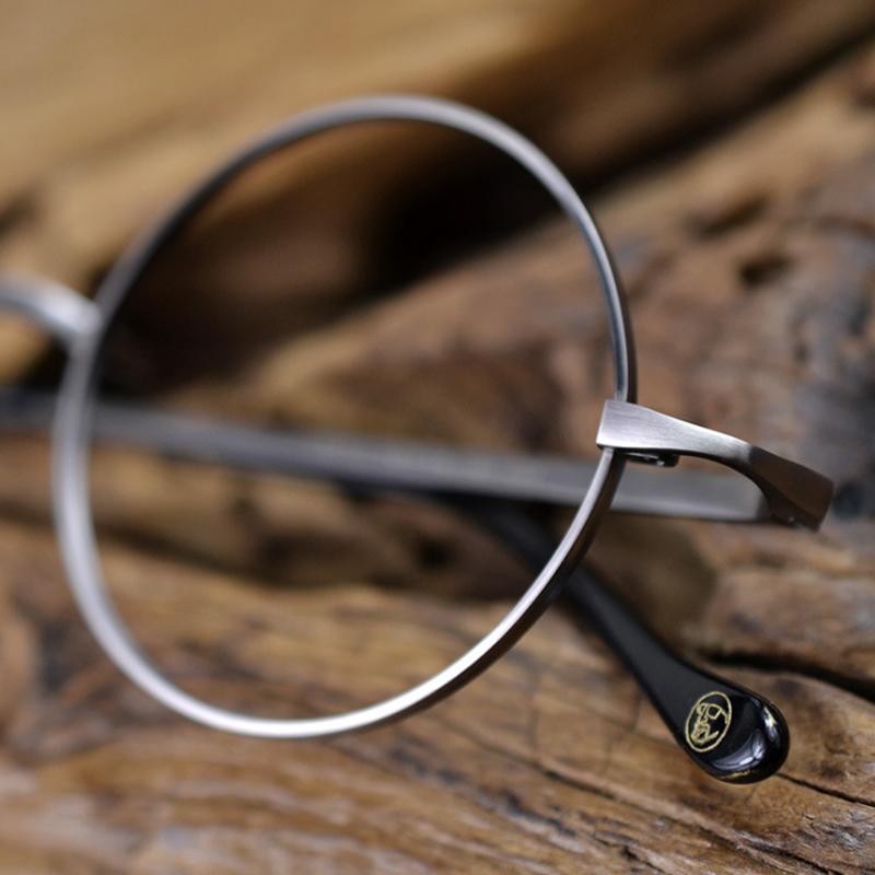 Eyeglasses Frame Men Women Round Titanium Computer Glasses Spectacle Frame For Clear Lens Male