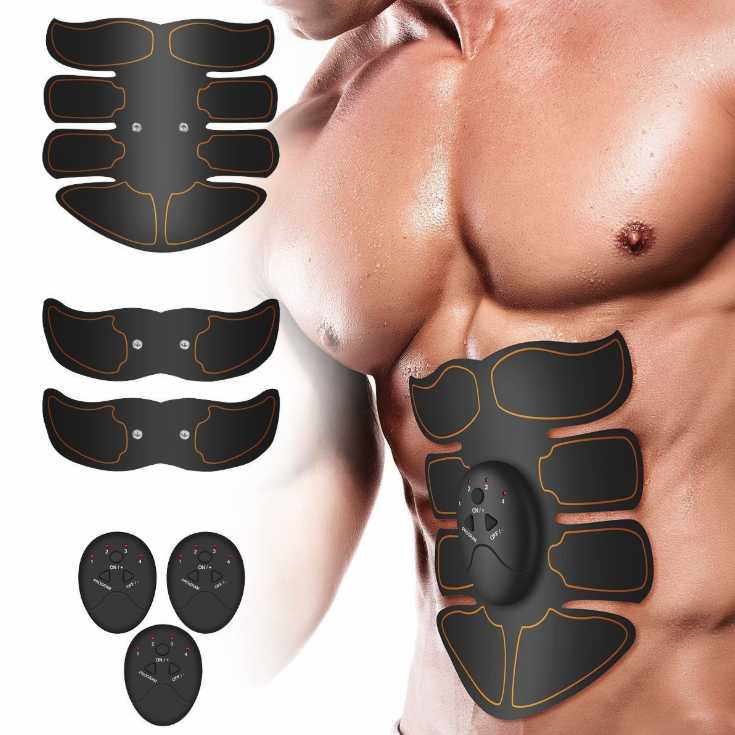 Drop Ship Epack Muscle Stimulator EMS Trainer Wireless Abdominal Muscle Exerciser Training Device Body Slimming Fitness Unisex Beauty Massag