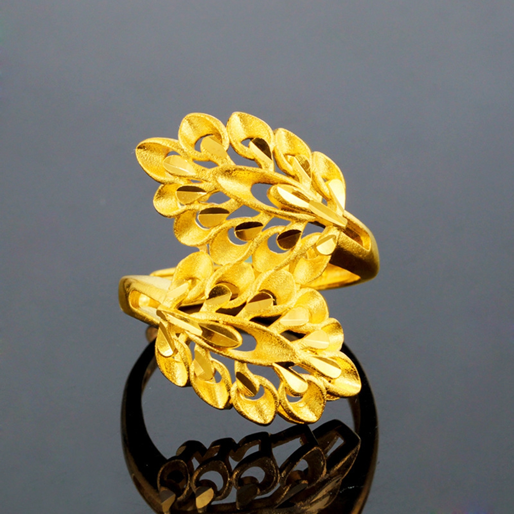 Double-Leaf Pattern Ring Band 18K Yellow Gold Filled Fashion Womens Ring Wedding Party Jewelry Gift Size Adjust
Double-Leaf Pattern Ring Band 18K Yellow Gold Filled Fashion Womens Ring Wedding Party Jewelry Gift Size Adjust
