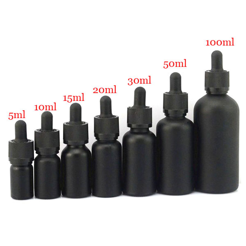 5/10/15/20/30/50/100 ml Black Frosted Glass Dropper Bottles Essential Oil Container E Liquid Empty bottle
5/10/15/20/30/50/100 ml Black Frosted Glass Dropper Bottles Essential Oil Container E Liquid Empty bottle