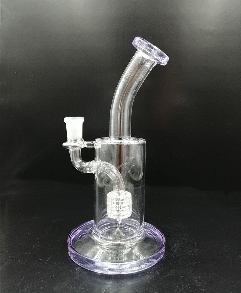 8.3 Inches Light Purple Colour Bent Neck Exquisite Glass Bongs Water Pipe Bongs Oil Rigs Heady Bubbler Ash Catcher Bongs ST0026
8.3 Inches Light Purple Colour Bent Neck Exquisite Glass Bongs Water Pipe Bongs Oil Rigs Heady Bubbler Ash Catcher Bongs ST0026