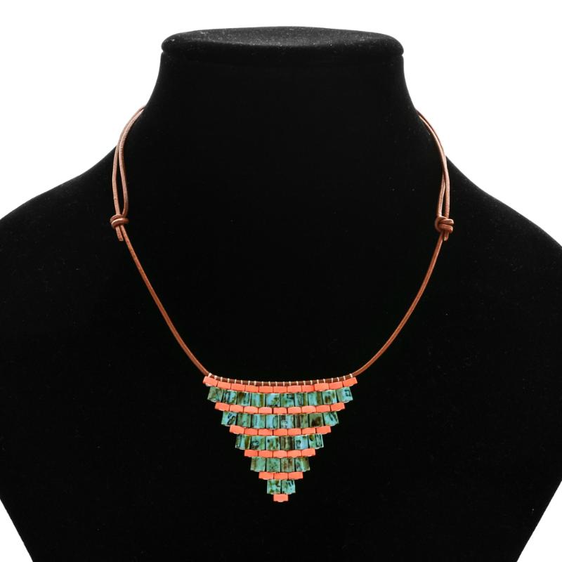 Chokers ZMZY Fashion Statement Jewelry Leather Rope Chain Choker Mujer MIYUKI TILA Bead Necklace Handmade Necklaces For Women
Chokers ZMZY Fashion Statement Jewelry Leather Rope Chain Choker Mujer MIYUKI TILA Bead Necklace Handmade Necklaces For Women