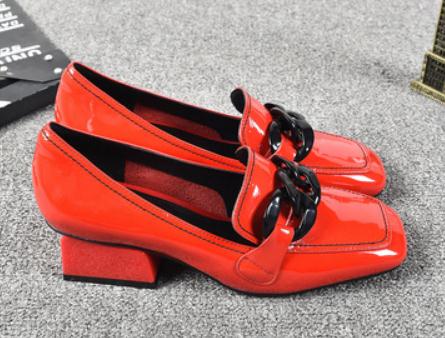 2019 Women's shoes in Spring and Autumn with New style Middle heel Coarse heel Square head @2407, Black
2019 Women's shoes in Spring and Autumn with New style Middle heel Coarse heel Square head @2407, Black