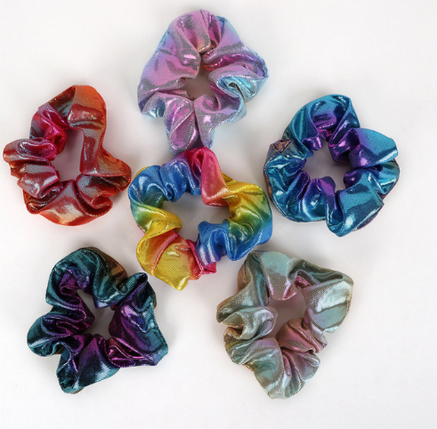 New Women Velvet Elastic Hair Scrunchie Scrunchy Hairbands Head Band Ponytail Holder middle size free shipping