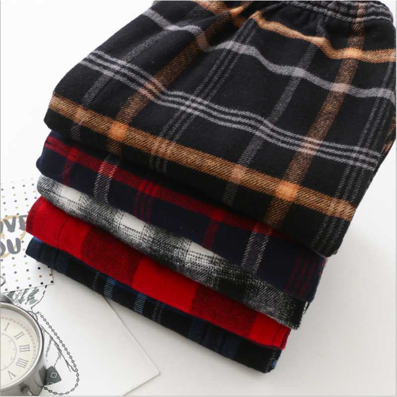 Autumn Winter Men 100% Brushed cotton sleep bottoms Male Warm nighty trousers Men Casual loosen Plaid pajama pants XXL 100KGS
Autumn Winter Men 100% Brushed cotton sleep bottoms Male Warm nighty trousers Men Casual loosen Plaid pajama pants XXL 100KGS