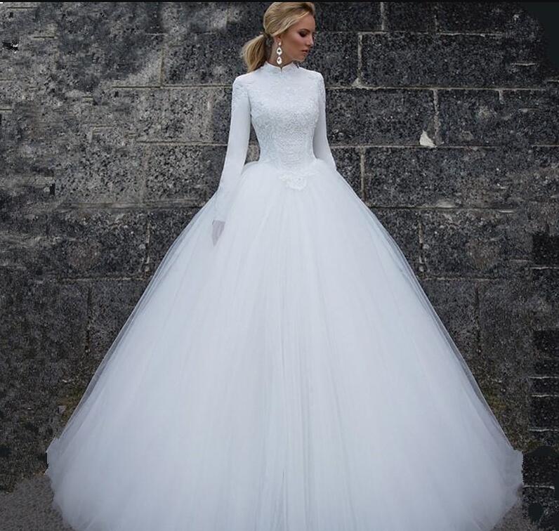 2020 Muslim Wedding Dresses Long Sleeves lace bodice High Neck Simple Women Bridal Dresses ruched Custom Made Long Wedding Gowns sweep train, Khaki
2020 Muslim Wedding Dresses Long Sleeves lace bodice High Neck Simple Women Bridal Dresses ruched Custom Made Long Wedding Gowns sweep train, Khaki