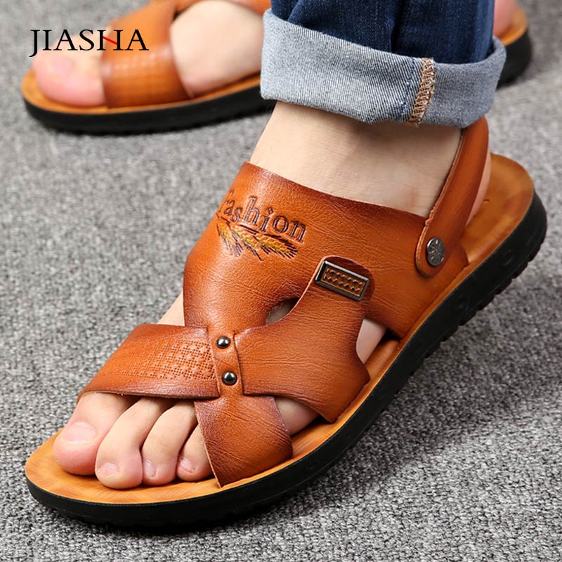 Classic Soft Men Sandals Summer Sandals Comfortable Men Shoes Outdoor Genuine Leather Flats Plus Size, Browm
Classic Soft Men Sandals Summer Sandals Comfortable Men Shoes Outdoor Genuine Leather Flats Plus Size, Browm
