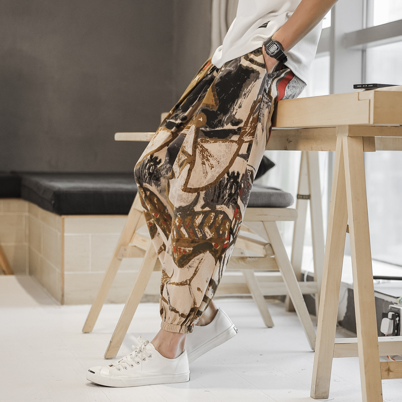 Casual Board Pants -5XL 2020 Chinese Style Cotton Linen Nine-point Streetwear Summer Large Size Casual Pants Harem Male, Brown
Casual Board Pants -5XL 2020 Chinese Style Cotton Linen Nine-point Streetwear Summer Large Size Casual Pants Harem Male, Brown