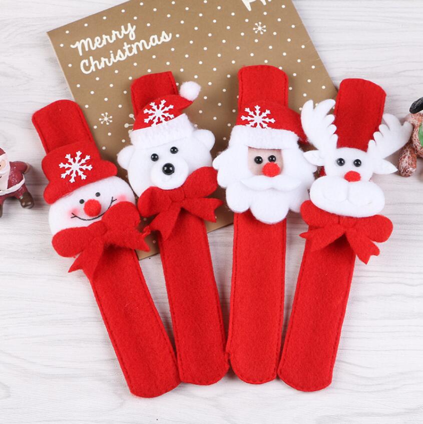Christmas Patting Circle Bracelet Decoration Party Trinkets Santa Claus Elk New Year Gift for Children 2020 Creative wristband Mixed Colors
Christmas Patting Circle Bracelet Decoration Party Trinkets Santa Claus Elk New Year Gift for Children 2020 Creative wristband Mixed Colors