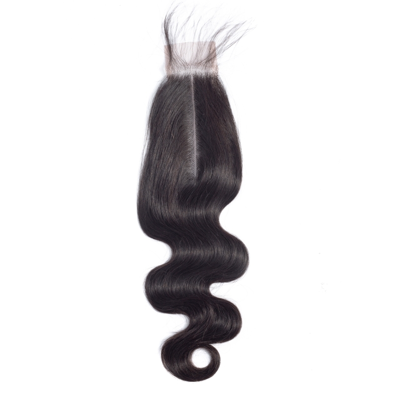 Brazilian Human Hair HD 2X6 Lace Closure Straight 10-26inch Kinky Straight Deep Wave Kinky Curly Natural Color