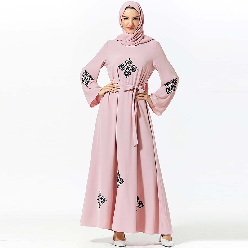 Vetement Femme Vestidos Abaya Kaftan Hijab Muslim Arabic Women Dress Islamic Clothing Caftan Turkey Dresses Robe Hiver Femme